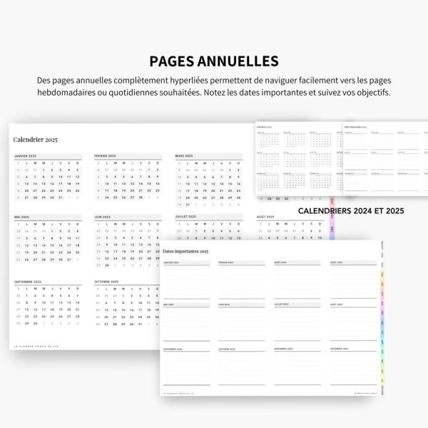 2024-2025 Planner digital - Le Planner Coach de Vie - Horizontal - Image 6
