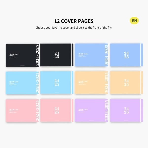 2024-2025 Planner digital - Le Planner Coach de Vie - Horizontal - Image 33