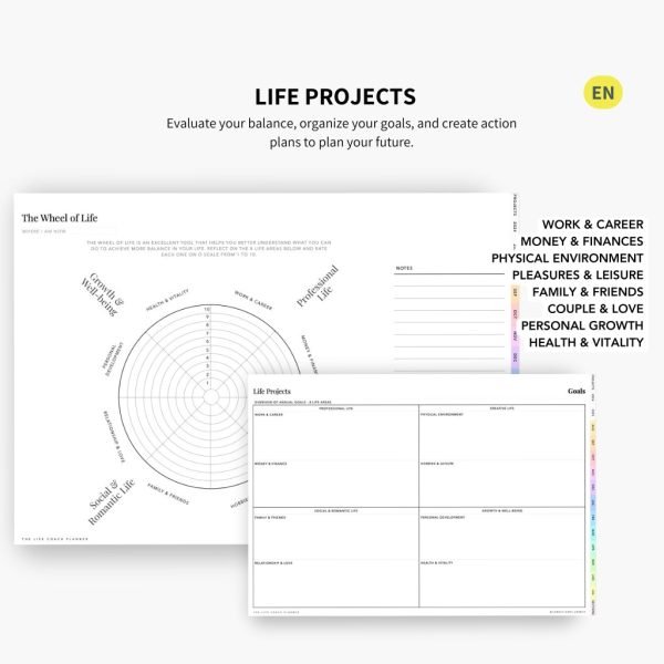 2024-2025 Planner digital - Le Planner Coach de Vie - Horizontal - Image 23