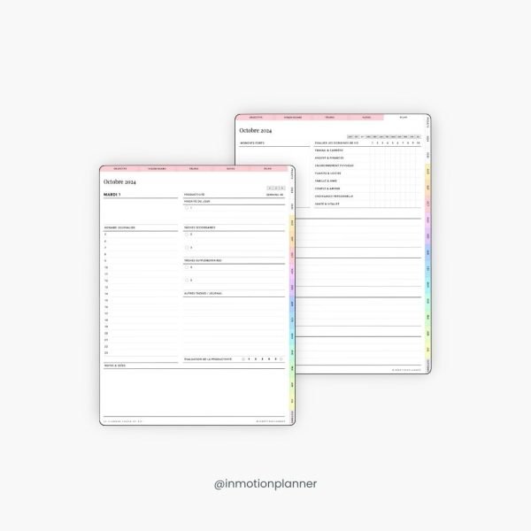 2024-2025 Planner digital - Le Planner Coach de Vie - Vertical - Image 10
